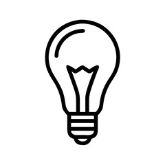 Obraz premium Icon of a Light Bulb