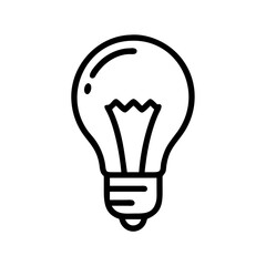 Icon of a Light Bulb