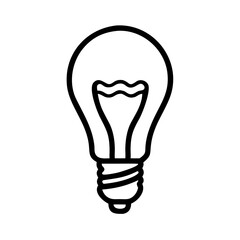 Icon of a Light Bulb