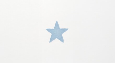 Obraz premium Light gray star on white background