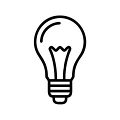 Obraz premium Icon of a Light Bulb
