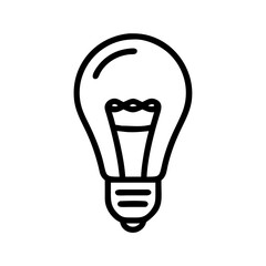 Icon of a Light Bulb