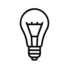 Obraz premium Icon of a Light Bulb