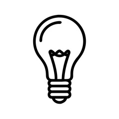 Icon of a Light Bulb
