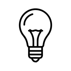 Obraz premium Icon of a Light Bulb
