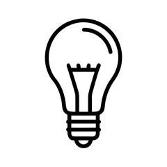 Obraz premium Icon of a Light Bulb