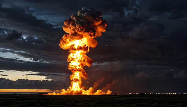 Le nuage atomique explosif
