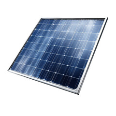 Clean energy solar panel sustainable technology photovoltaic alternative on transparent background
