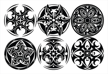 Geometric mandala tattoo art