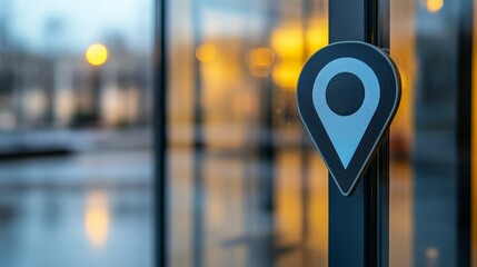 Our office has moved to a new location and we require a sign with a modern line design that includes the new address and a location pin point