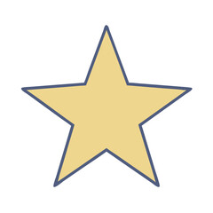 Fototapeta premium Shining Star Illuminating the Night Sky, Symbolizing Hope and Dreams