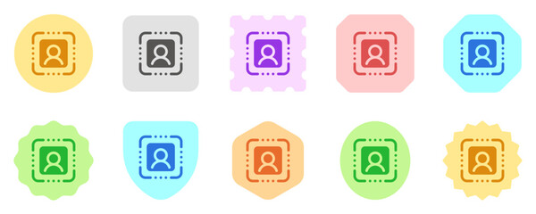 Editable user recognition, face, scan vector icon. AI technology, artificial intelligence, computer. Part of a big icon set family. Perfect for web and app interfaces, presentations, infographics, etc