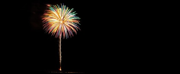 Colorful Fireworks Display