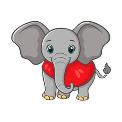 Naklejka premium Elephant: The Majestic Giant of the Animal Kingdom