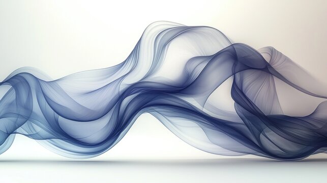 Abstract flowing shapes, soft color gradients