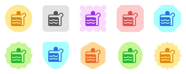 Editable a slice of cake vector icon. Bakery, cooking, food. Part of a big icon set family. Perfect for web and app interfaces, presentations, infographics, etc