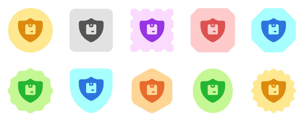 Editable package protection, insurance vector icon. Shipping, delivery, e-commerce, logistics. Part of a big icon set family. Perfect for web and app interfaces, presentations, infographics, etc