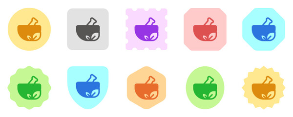 Fototapeta premium Editable herbal medicine vector icon. Wellness, spa, relaxation. Part of a big icon set family. Perfect for web and app interfaces, presentations, infographics, etc
