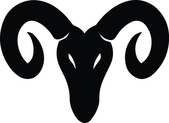 Ram Horns with Celtic Detail | Intricate and Ornate Vector Illustration of Ram Head with Celtic Knotwork, Perfect for Tattoos, Logos, and Celtic Art Designs