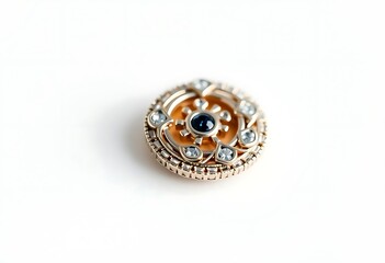 brooch that is sitting on a table