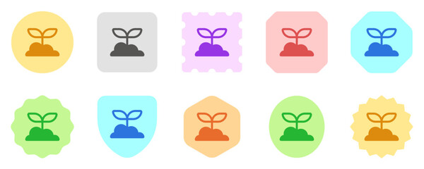 Editable seedling, plant vector icon. Nature, gardening, farming. Part of a big icon set family. Perfect for web and app interfaces, presentations, infographics, etc