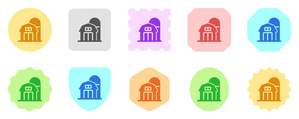Editable silo barn vector icon. Farm, building, structure. Part of a big icon set family. Perfect for web and app interfaces, presentations, infographics, etc