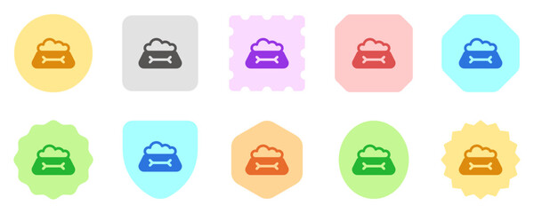 Editable pet food bowl vector icon. Veterinary, animal, pet care, pet shop. Part of a big icon set family. Perfect for business, web and app interfaces, presentations, infographics, etc