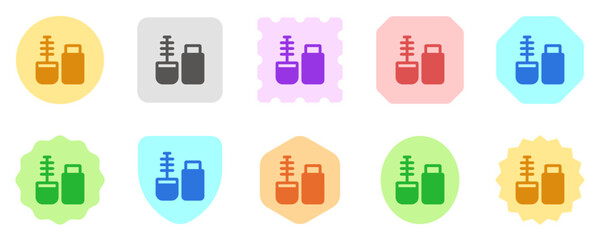 Editable mascara vector icon. Cosmetics, makeup, skincare, beauty. Part of a big icon set family. Perfect for web and app interfaces, presentations, infographics, etc