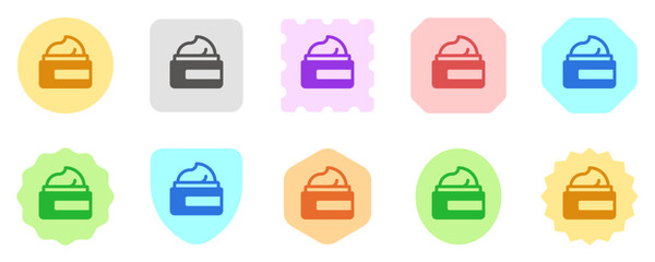 Editable facial cream vector icon. Cosmetics, makeup, skincare, beauty. Part of a big icon set family. Perfect for web and app interfaces, presentations, infographics, etc