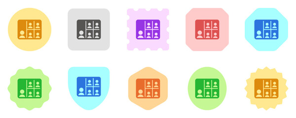 Editable webinar, video converence vector icon. Online learning, course, tutorial. Part of a big icon set family. Perfect for web and app interfaces, presentations, infographics, etc