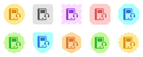 Editable audio book vector icon. Online learning, course, tutorial. Part of a big icon set family. Perfect for web and app interfaces, presentations, infographics, etc