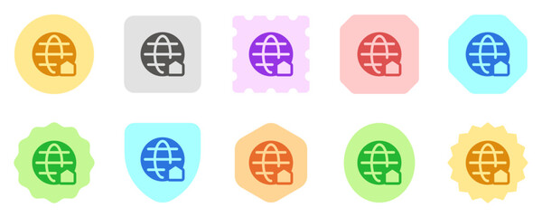 Editable home network, distant learning vector icon. Online learning, course, tutorial. Part of a big icon set family. Perfect for web and app interfaces, presentations, infographics, etc