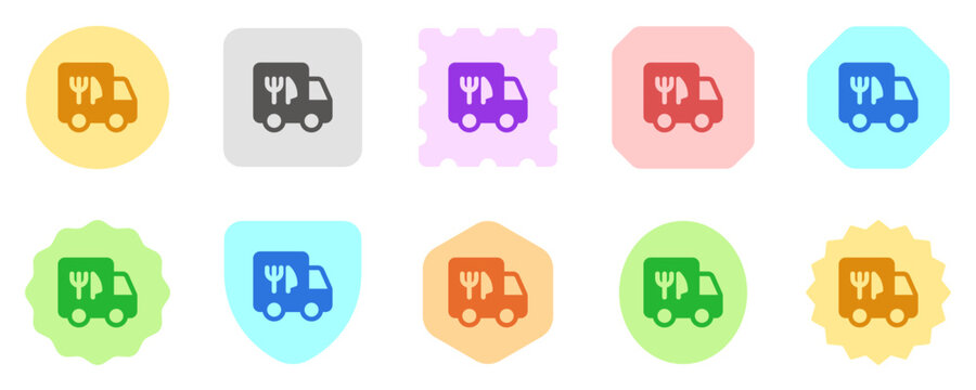Editable delivery truck vector icon. Part of a big icon set family. Perfect for web and app interfaces, presentations, infographics, etc