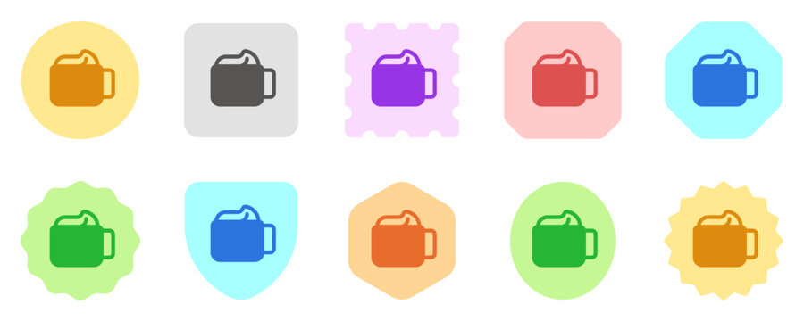 Editable cafe latte vector icon. Cafe, coffee shop, restaurant, drink, beverages. Part of a big icon set family. Perfect for web and app interfaces, presentations, infographics, etc