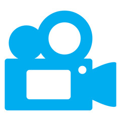 video icons. shooting set icon. Film shooting, camera, old film, clapboard symbol for app, website, design element. movie concept. vector illustration on transparent background.