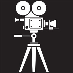 Obraz premium Video Camera icon on transparent background