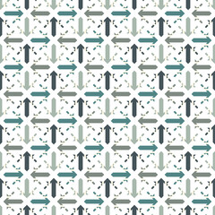 Seamless ethnic ornament. Tribal wallpaper. Arrows image. Folk pattern. Geometric backdrop. Mosaics motif. Grid background. Digital paper. Textile print. Ethnical web design