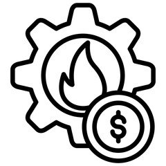 Energy Cost Efficiency Icon