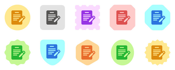 Editable registration form vector icon. Part of a big icon set family. Perfect for web and app interfaces, presentations, infographics, etc