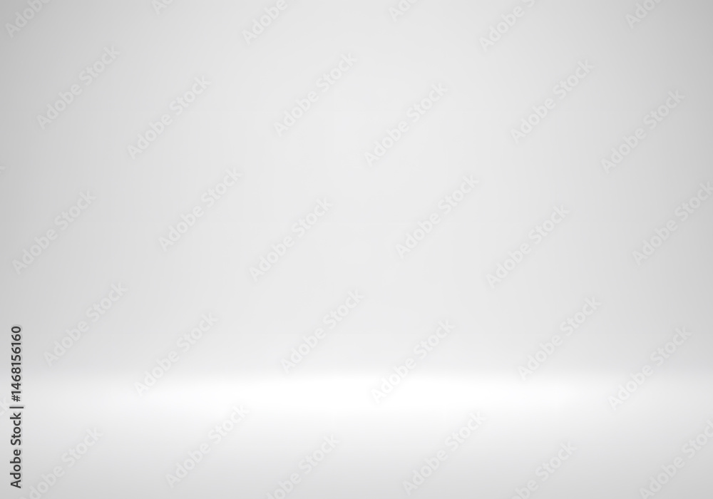 Poster clean white and grey gradient studio background for product display and web design