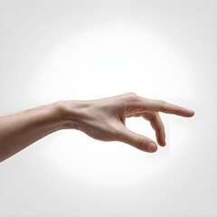 Hand Gesturing, Picking Up Small Object