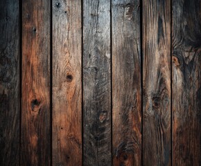 Obraz premium Dark wooden background with copy space