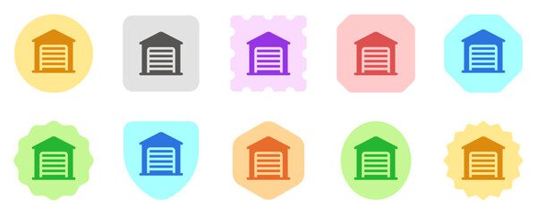 Editable garage, warehouse vector icon. Part of a big icon set family. Perfect for web and app interfaces, presentations, infographics, etc