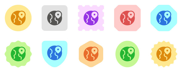 Editable globe, location, satellite map vector icon. Map, location, navigation. Part of a big icon set family. Perfect for web and app interfaces, presentations, infographics, etc