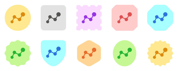 Editable timeline, chart vector icon. Map, location, navigation. Part of a big icon set family. Perfect for web and app interfaces, presentations, infographics, etc