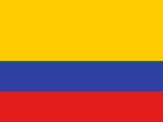 Obraz premium Flag of Colombia
