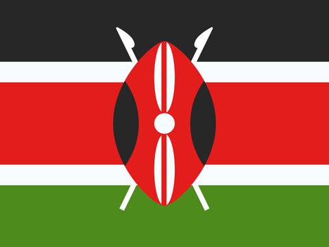 Flag of Kenia