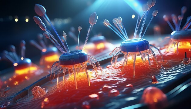 Nanoroboter reparieren Zellgewebe