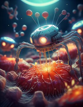 Nanoroboter reparieren Zellgewebe