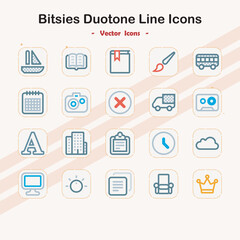 Bitsies Duotone Line Icons